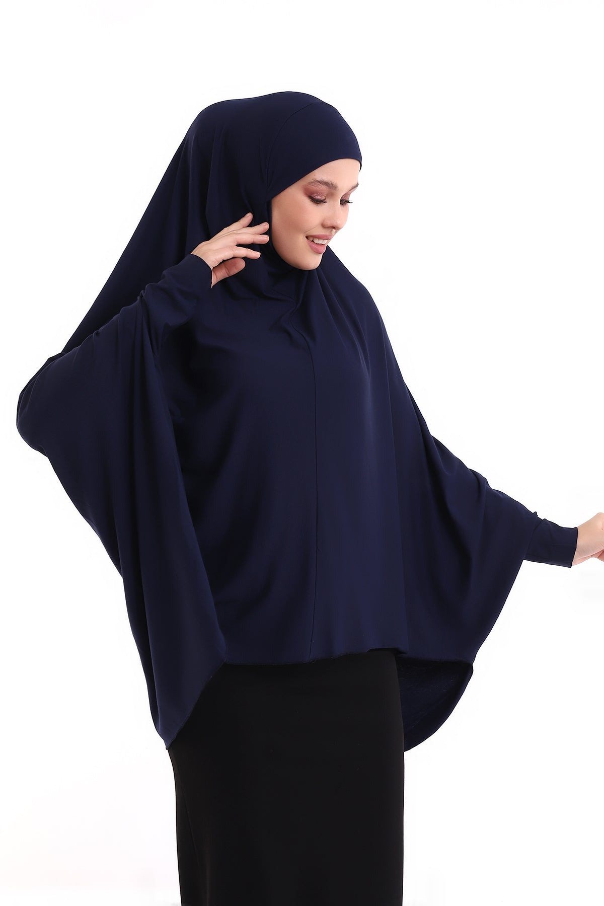 Instant Khimar Hijab with Sleeves | Long Islamic Khimar Headscarf - Ihvan