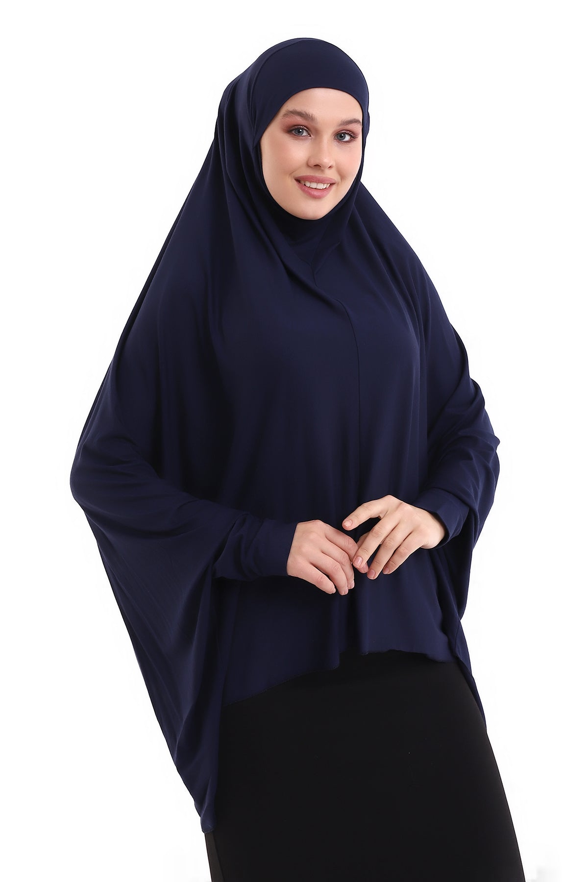 Instant Khimar Hijab with Sleeves | Long Islamic Khimar Headscarf - Ihvan
