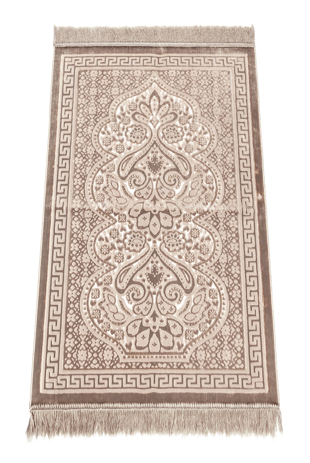 Soft Plush Velvet Muslim Prayer Rug (Sajadah | Janamaz | Salah Mat) - Ihvan