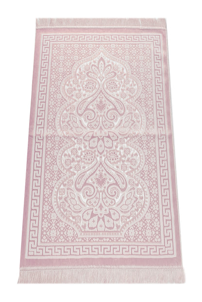 Soft Plush Velvet Muslim Prayer Rug (Sajadah | Janamaz | Salah Mat) - Ihvan