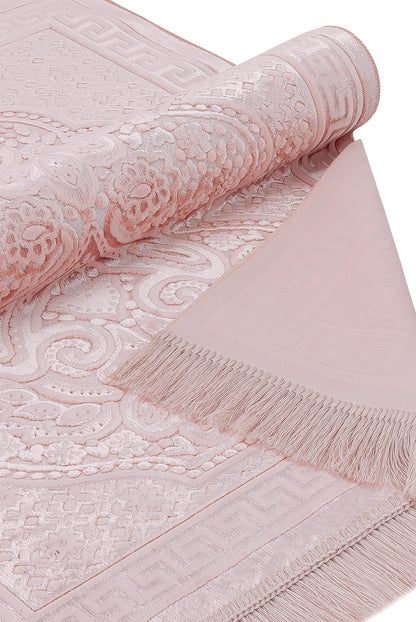 Soft Plush Velvet Muslim Prayer Rug (Sajadah | Janamaz | Salah Mat) - Ihvan