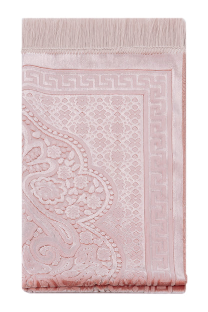 Soft Plush Velvet Muslim Prayer Rug (Sajadah | Janamaz | Salah Mat) - Ihvan