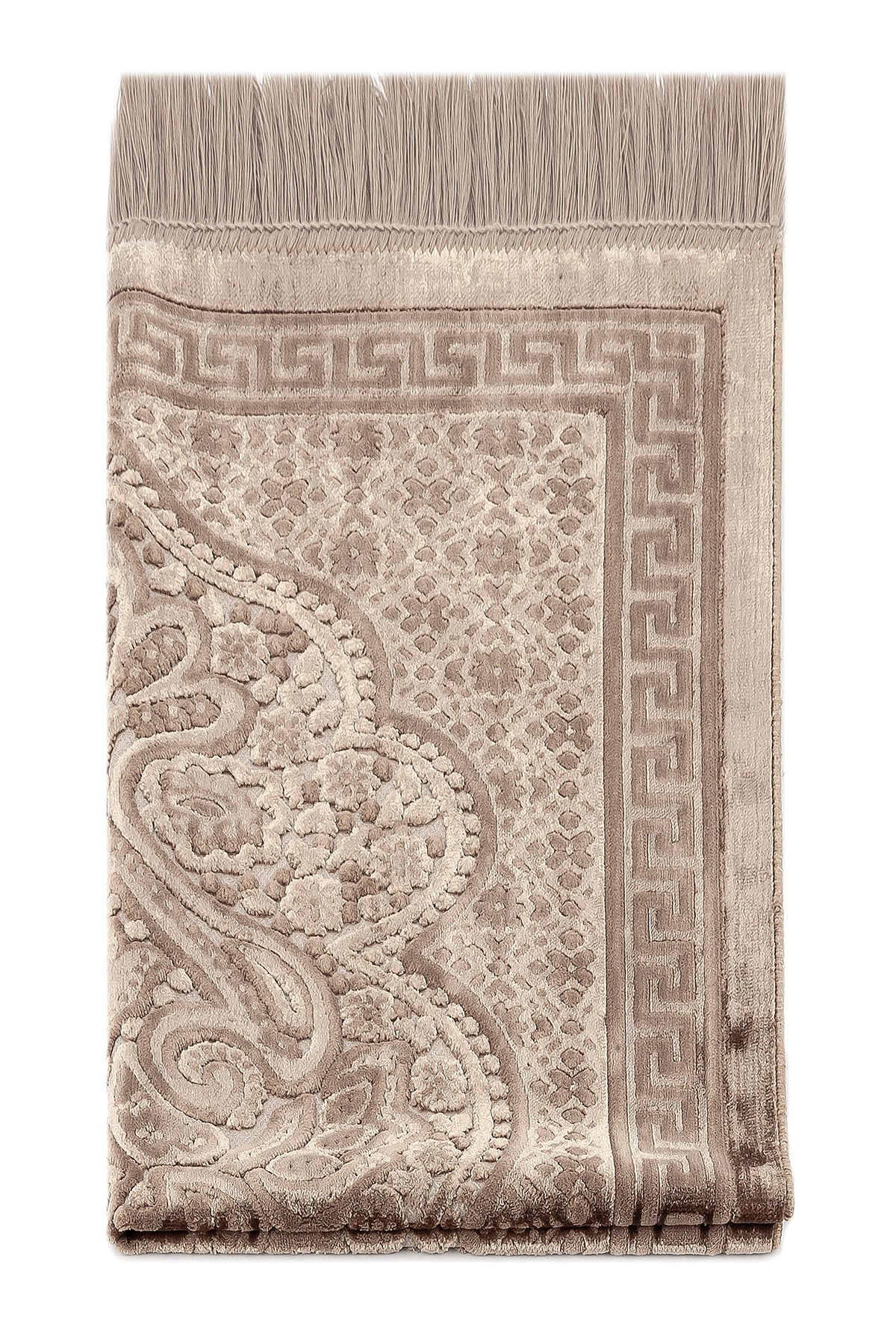 Soft Plush Velvet Muslim Prayer Rug (Sajadah | Janamaz | Salah Mat) - Ihvan