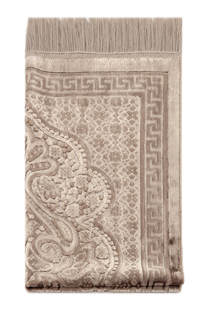 Soft Plush Velvet Muslim Prayer Rug (Sajadah | Janamaz | Salah Mat) - Ihvan