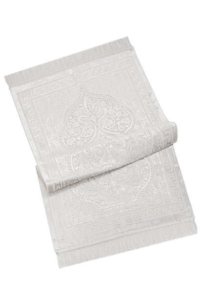 Soft Plush Velvet Muslim Prayer Rug (Sajadah | Janamaz | Salah Mat) - Ihvan