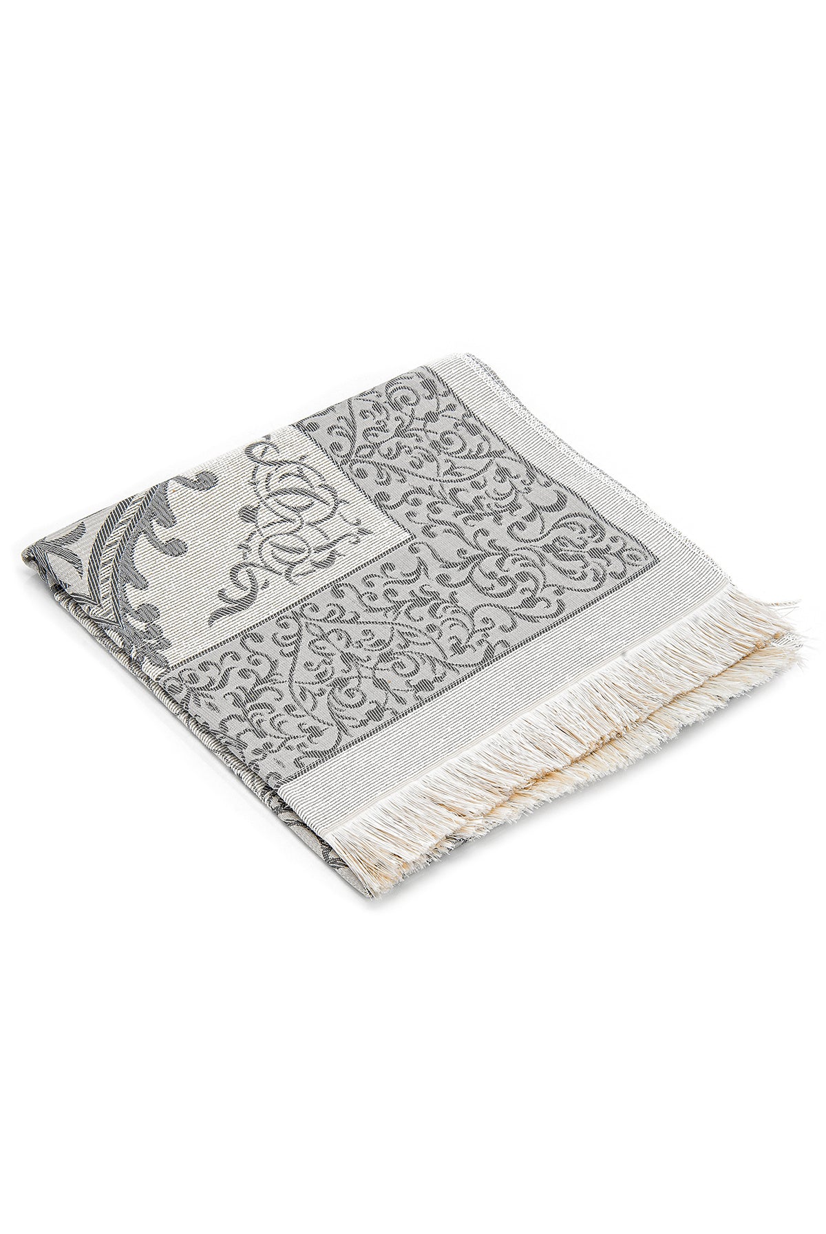 Refined Silky Muslim Prayer Rug Set (Sajadah | Tasbih | Cylinder Gift Box) - Ihvan
