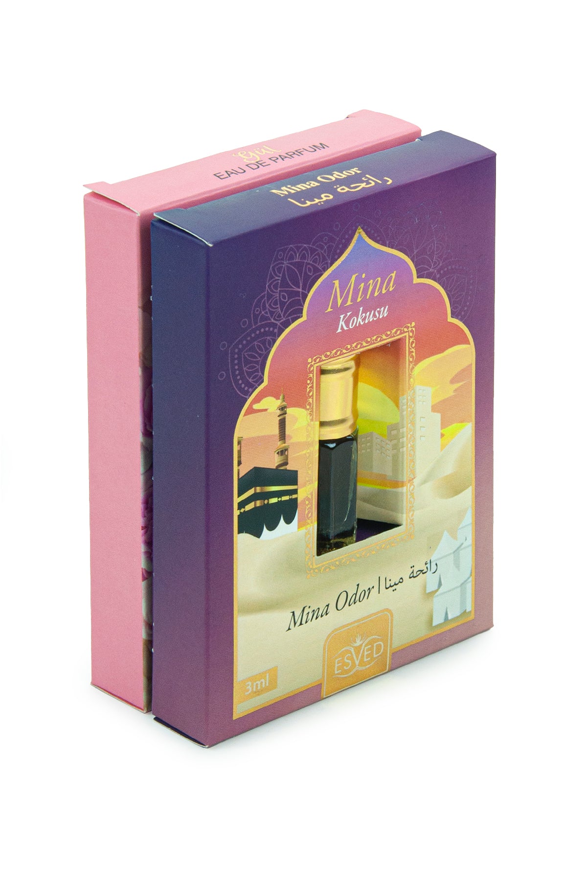 Mina & Rose Islamic Essences | For Personal Use, Prayer Rugs & Gifting | Alcohol-Free Attar Fragrance Set with Slim Roll-Ons - Ihvan