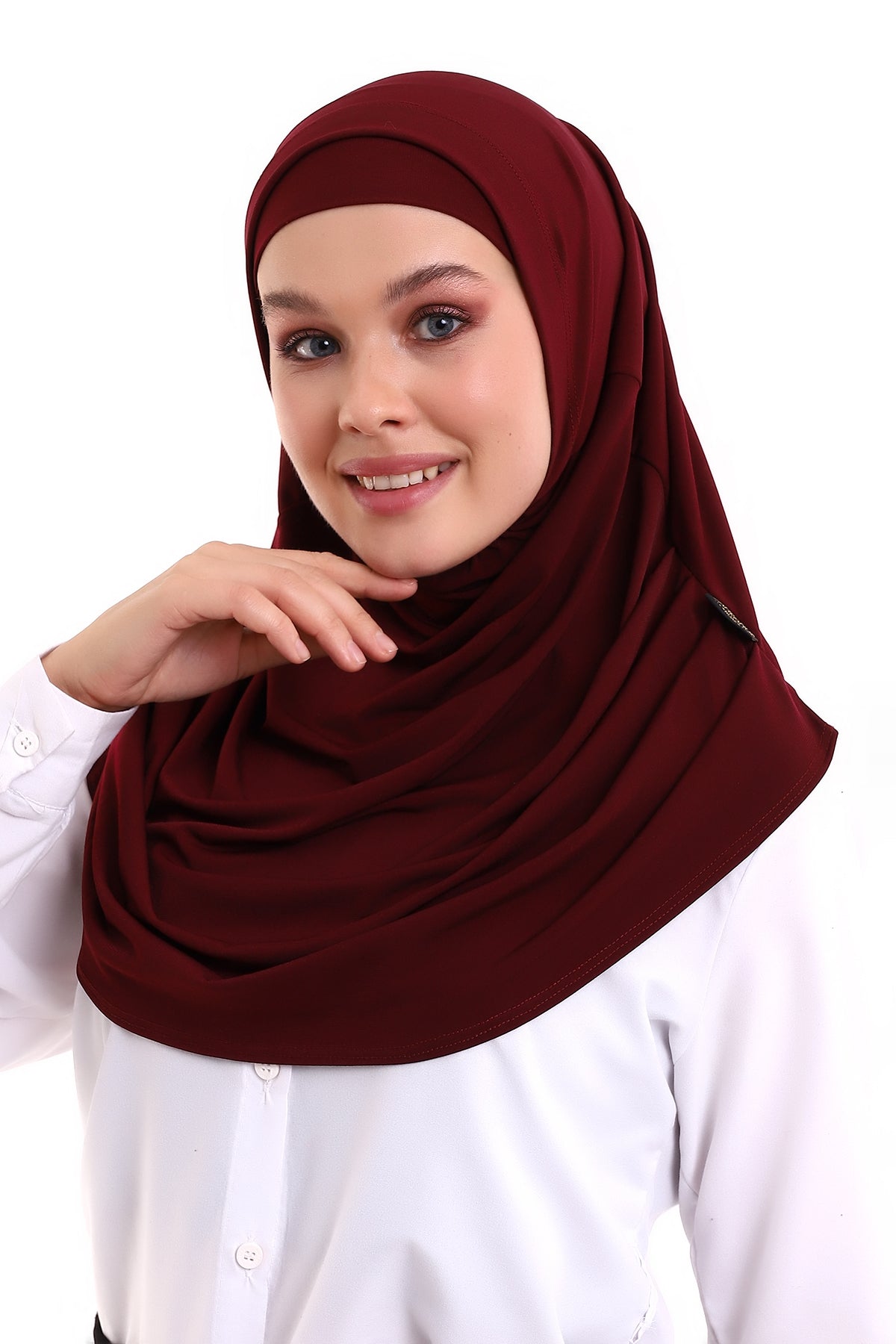 One-Piece Ready-to-Wear Hijab with Inner Bonnet | Full Coverage Islamic Headscarf for Women - Ihvan