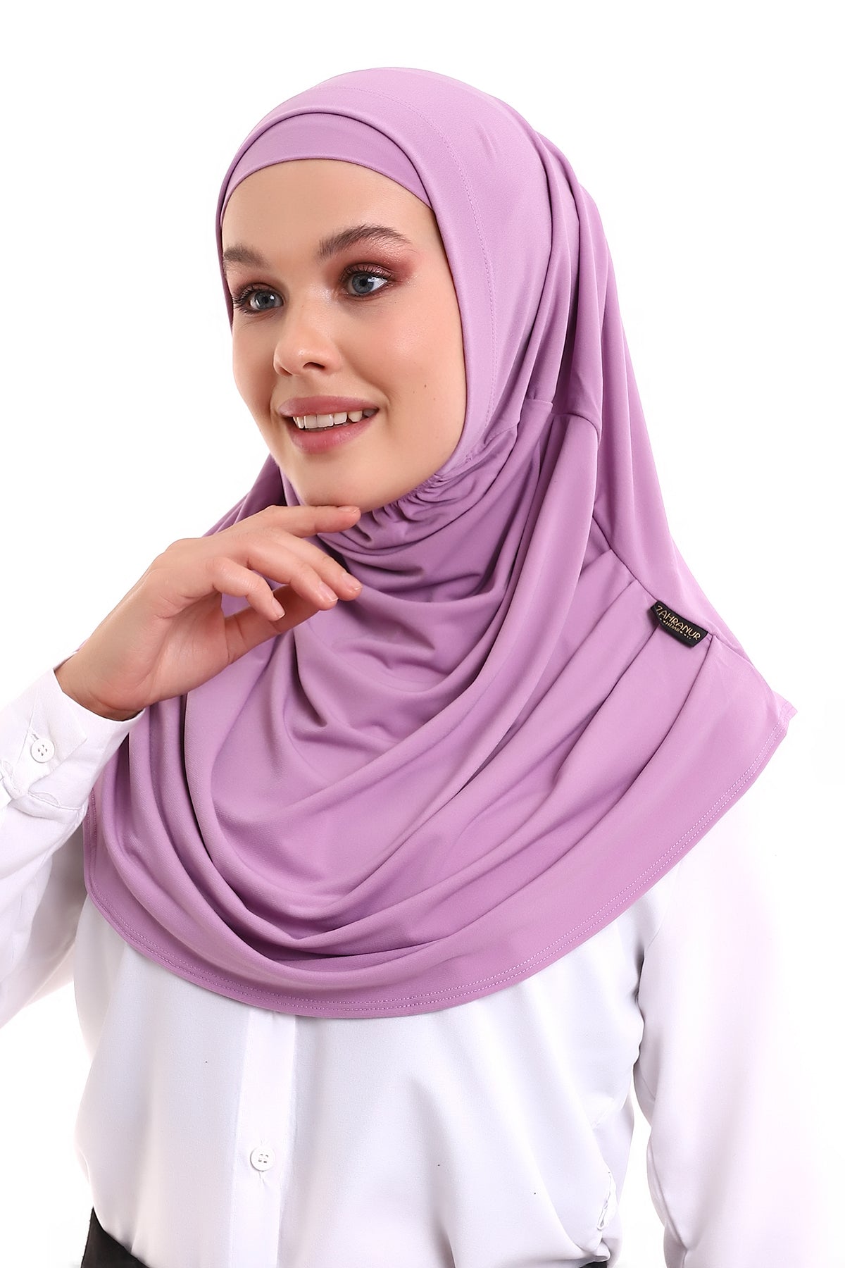 One-Piece Ready-to-Wear Hijab with Inner Bonnet | Full Coverage Islamic Headscarf for Women - Ihvan