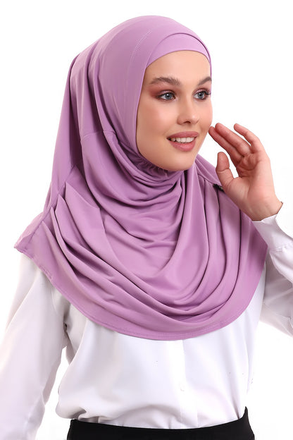 One-Piece Ready-to-Wear Hijab with Inner Bonnet | Full Coverage Islamic Headscarf for Women - Ihvan