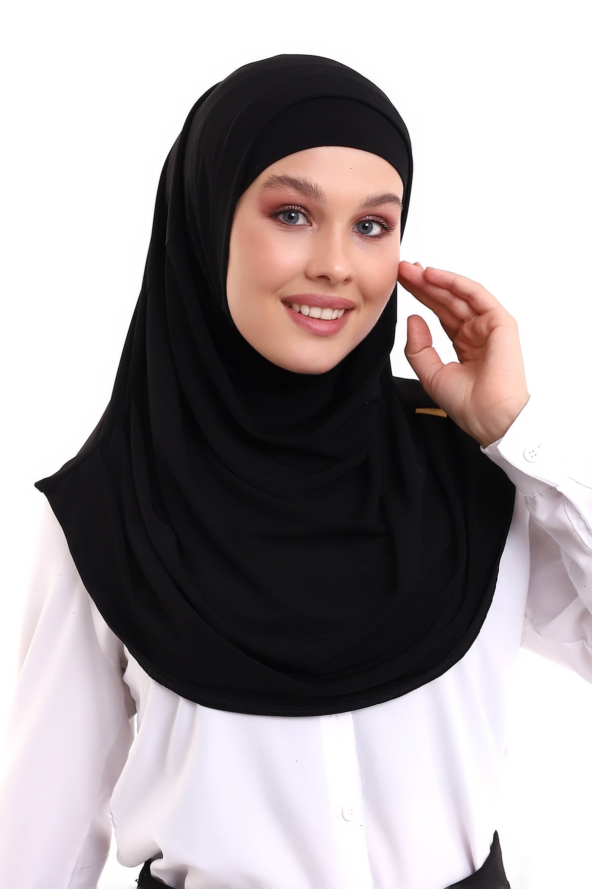 One-Piece Ready-to-Wear Hijab with Inner Bonnet | Full Coverage Islamic Headscarf for Women - Ihvan