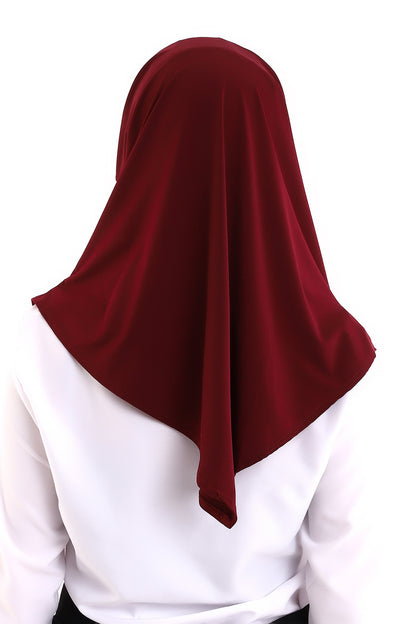 One-Piece Ready-to-Wear Hijab with Inner Bonnet | Full Coverage Islamic Headscarf for Women - Ihvan