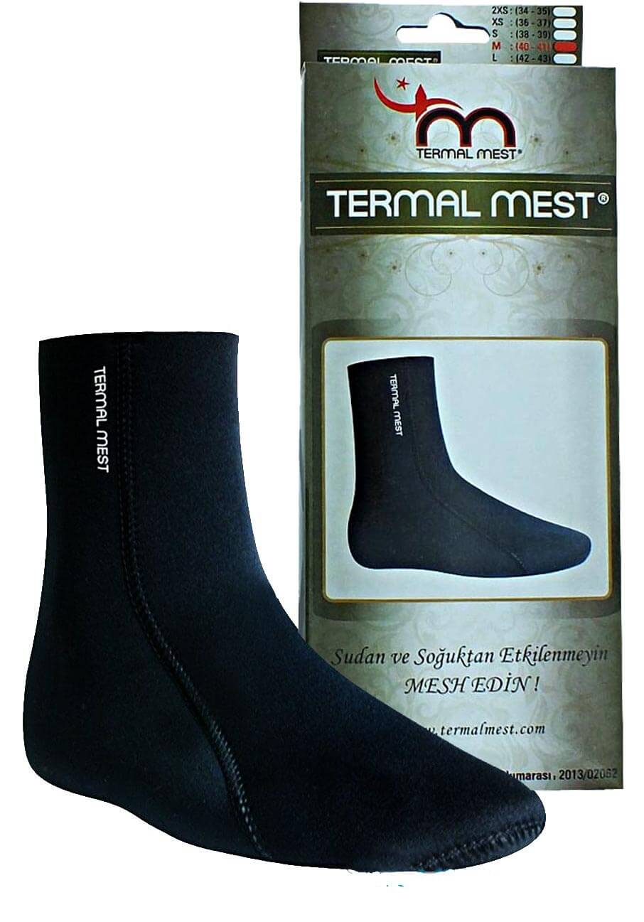 Thermal Black Khuffain Socks for Men & Women | Waterproof Islamic Prayer Socks for Masah & Cold Weather - Ihvan