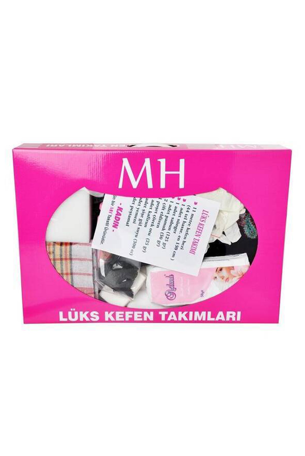 Luxury Kafan Shroud Set for Women | Complete Islamic Funeral Kit - 10 Meters - Ihvan