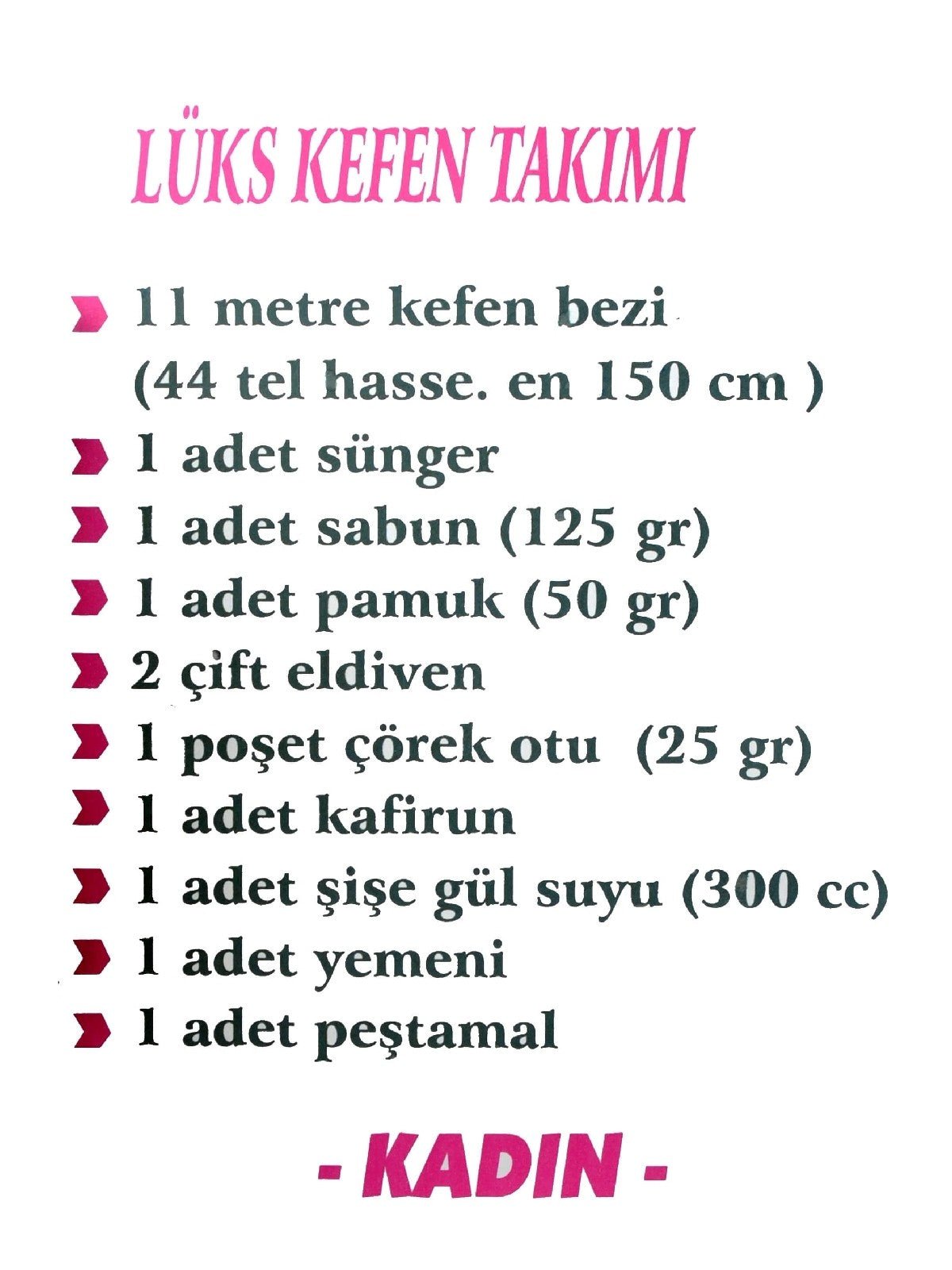 Luxury Kafan Shroud Set for Women | Complete Islamic Funeral Kit - 11 Meters - Ihvan