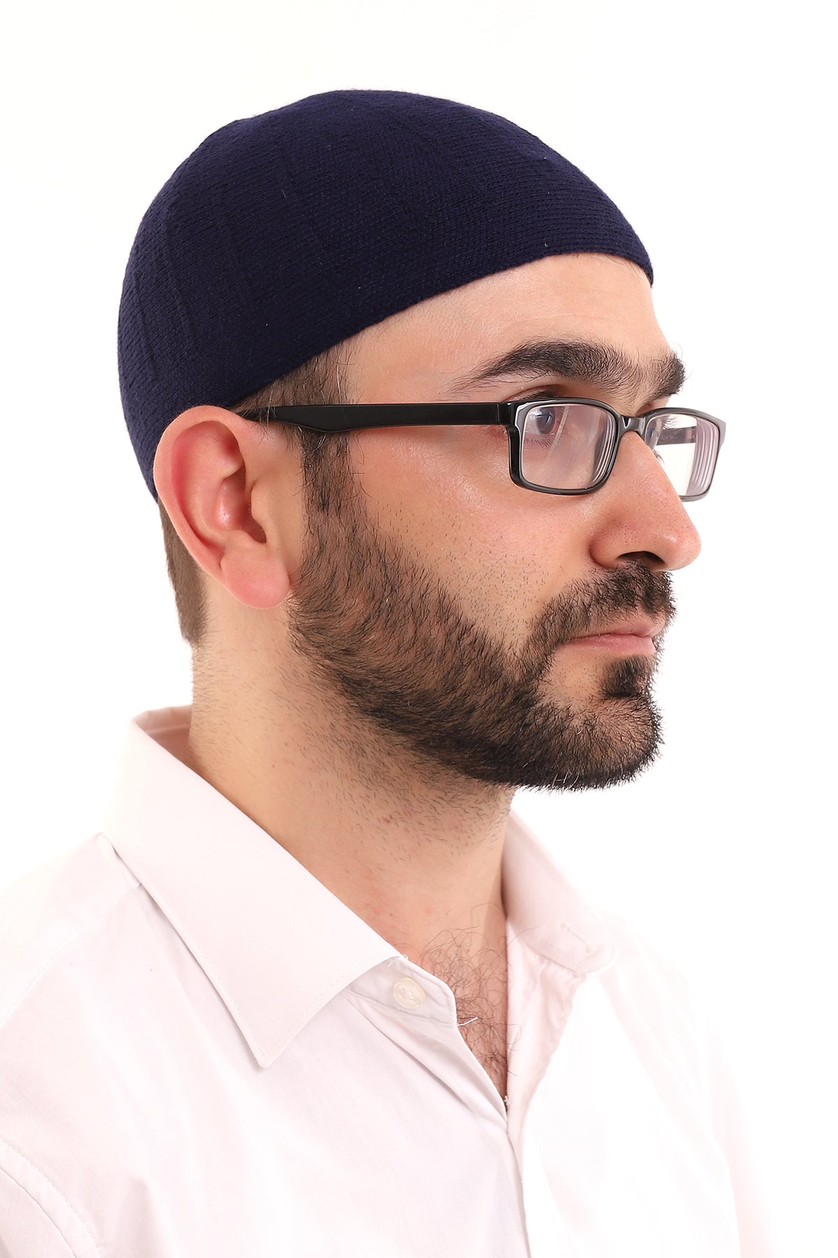Muslim Winter Wool Knitting Skullcap for Men, Islamic Gifts, Standart Size - ihvan