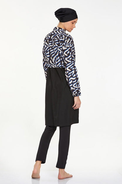 Adasea 1403 Crop Detailed Full-Covered Burkini Set - ihvan