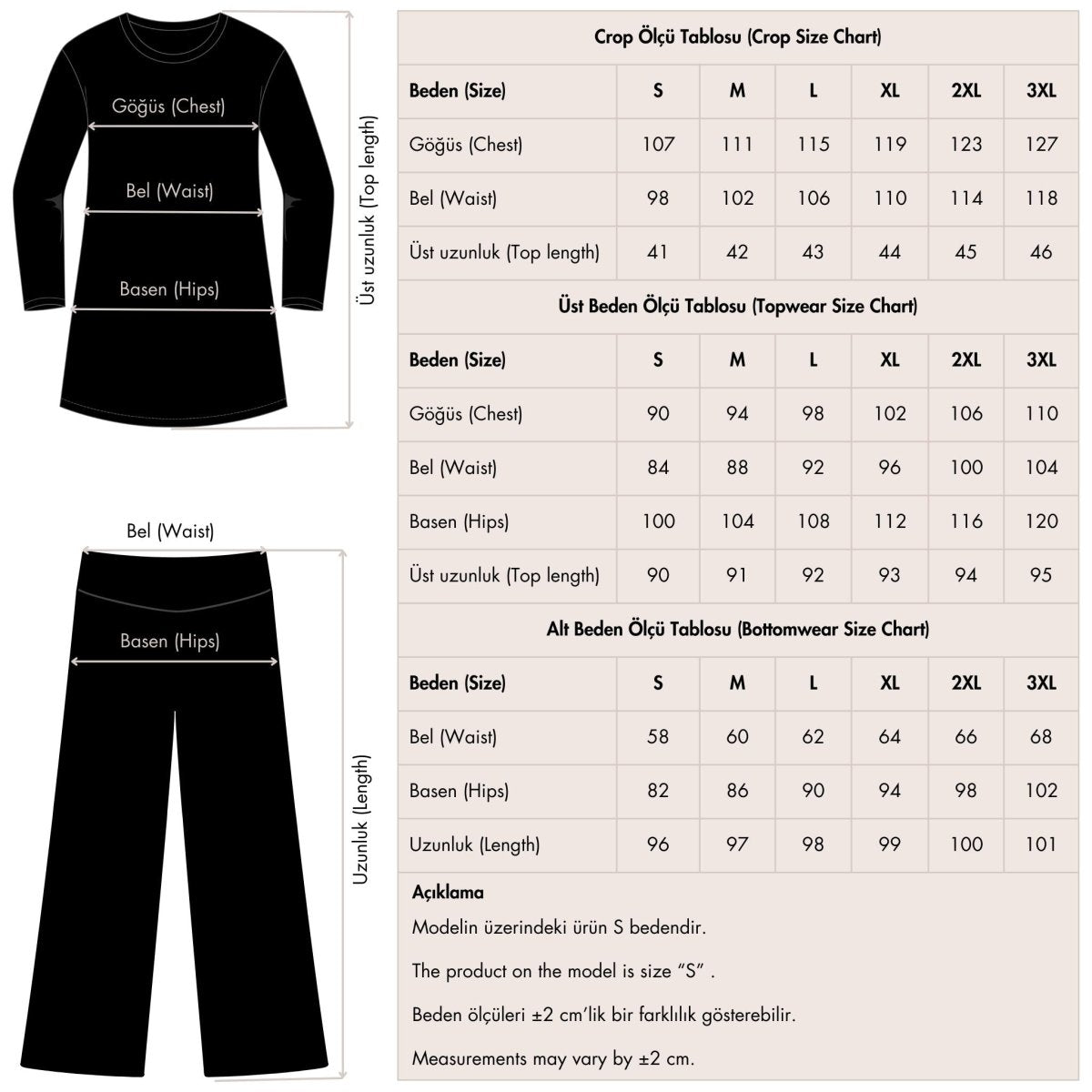 Alfasa Patterned Crop - Look Full Coverage Hijab Swimsuit 26250 - 26 Black - ihvan
