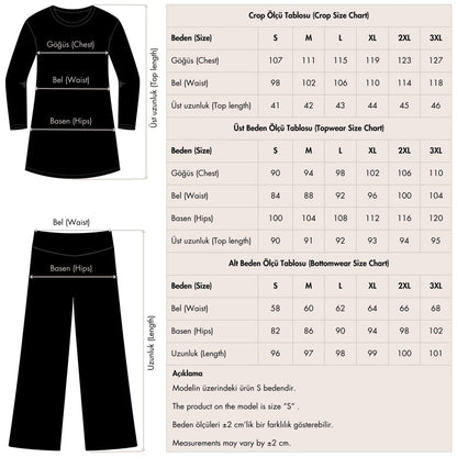 Alfasa Patterned Crop - Look Full Coverage Hijab Swimsuit 26250 - 26 Black - ihvan