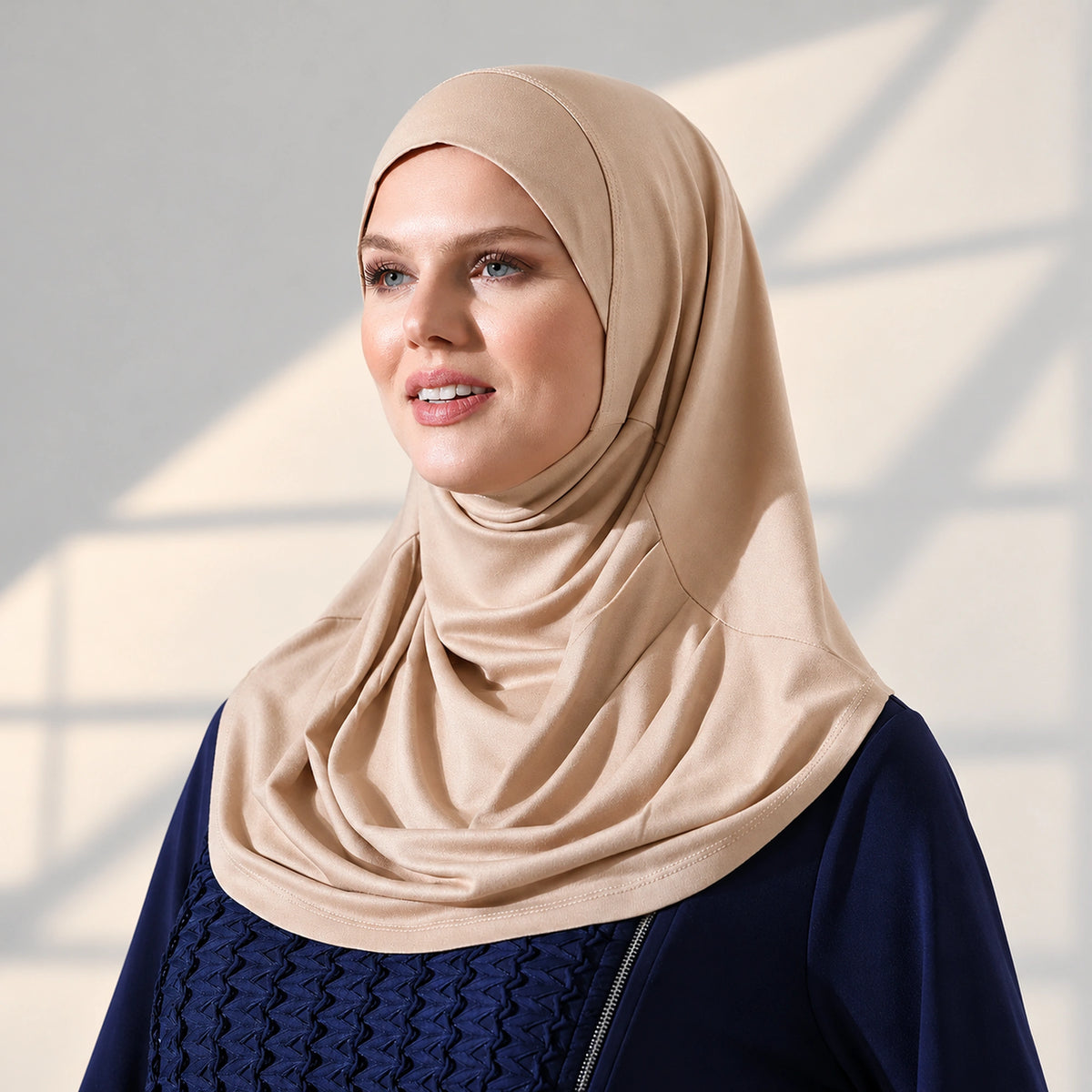 One-Piece Ready-to-Wear Prayer Hijab – Slip-On Modest Headscarf