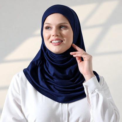 One-Piece Ready-to-Wear Prayer Hijab – Slip-On Modest Headscarf