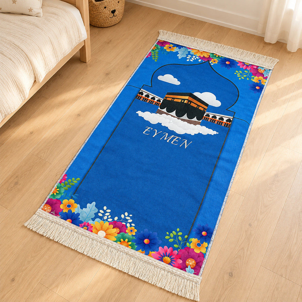 Personalized Kids Prayer Mat with Name Embroidery