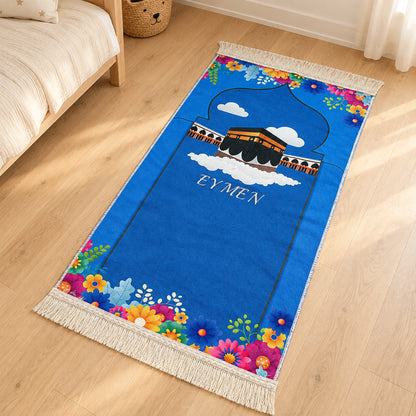Personalized Kids Prayer Mat with Name Embroidery