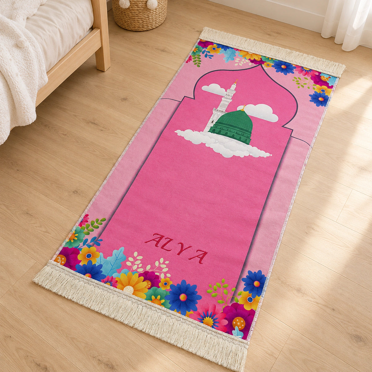 Personalized Kids Prayer Mat with Name Embroidery