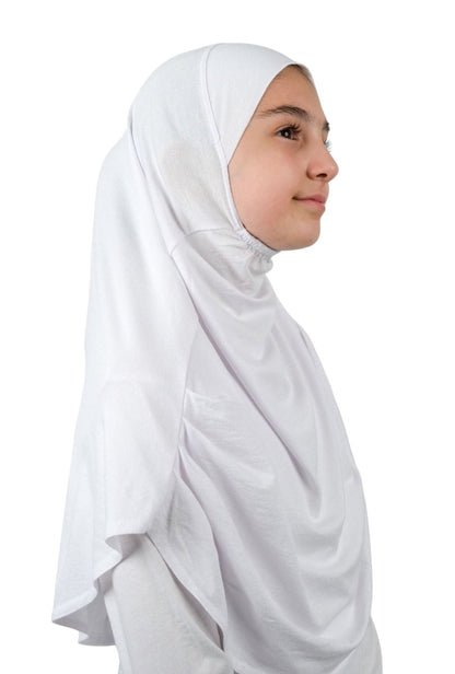 Easy to Wear Instant Hijab for Girls | Soft Viscose One-Piece Kids Headscarf for School, Prayer - ihvan
