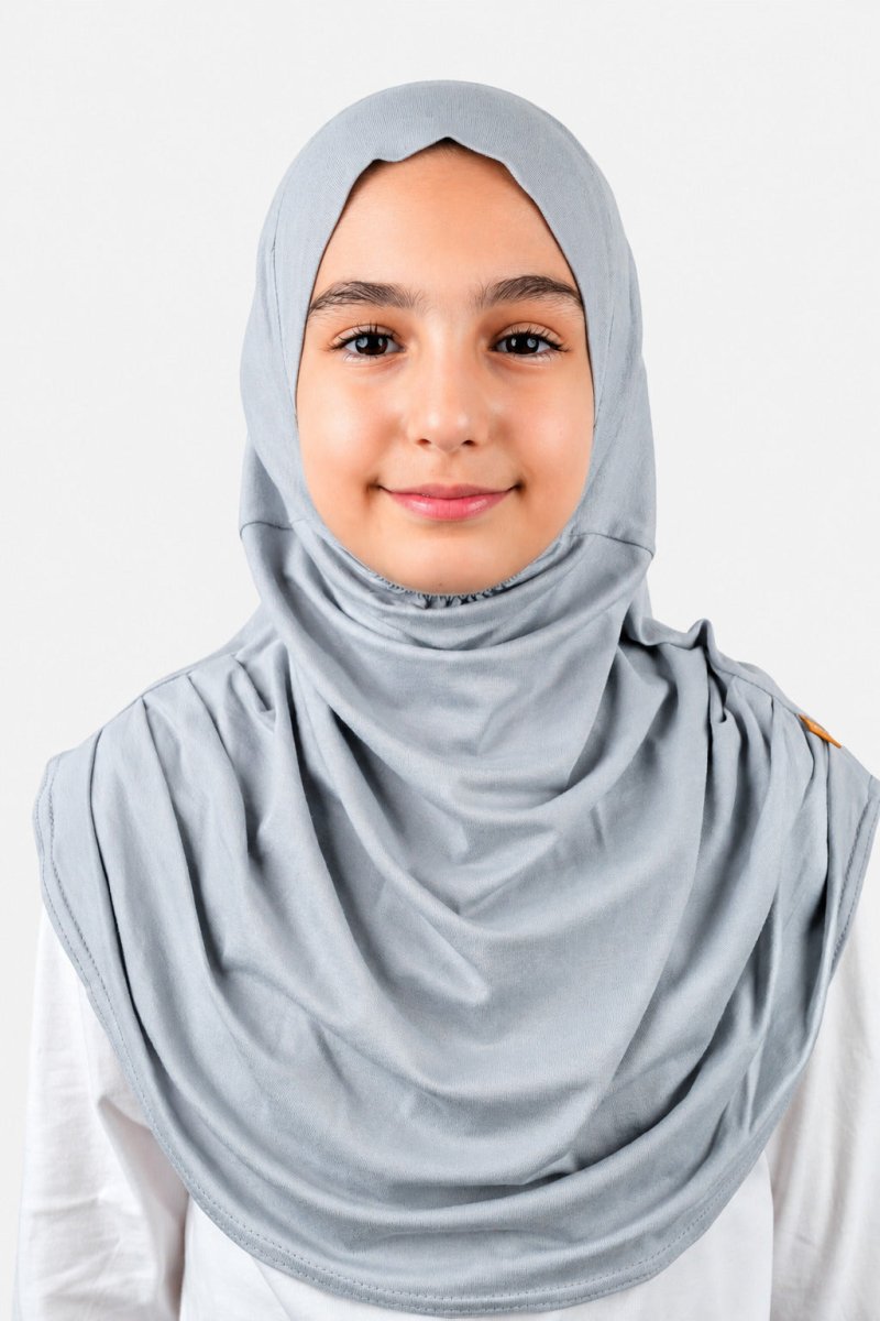 Easy to Wear Instant Hijab for Girls | Soft Viscose One-Piece Kids Headscarf for School, Prayer - ihvan
