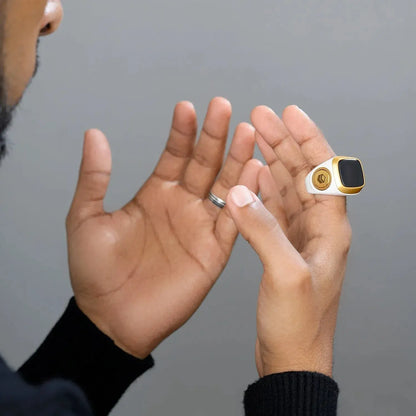 Smart Digital Dhikr Ring with Prayer Time Reminder, Tasbih Counter & App Control