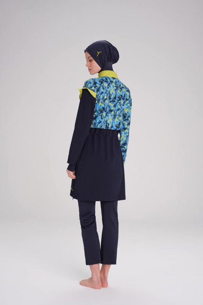 Haşema Esila Mia Sleeveless Overdress Full-Covered Burkini Set HSM-3429 - ihvan