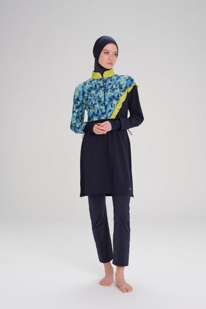 Haşema Esila Mia Sleeveless Overdress Full-Covered Burkini Set HSM-3429 - ihvan