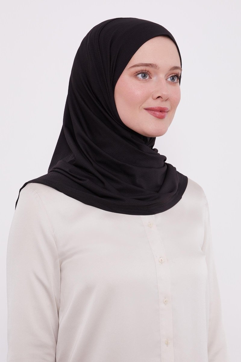 Hijab Scarf, Head Wraps for Women, Full Neck Coverage Hijabs, Muslim Stretchy Turban, Islamic Gift - ihvan