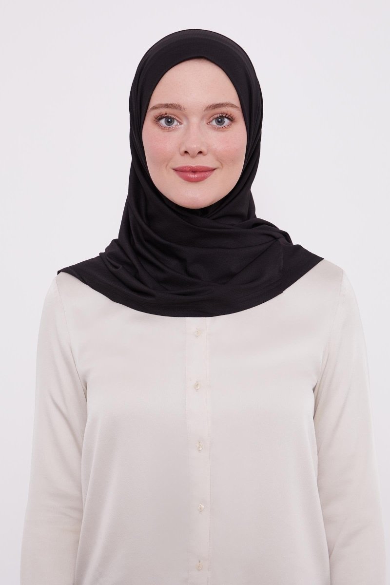 Hijab Scarf, Head Wraps for Women, Full Neck Coverage Hijabs, Muslim Stretchy Turban, Islamic Gift - ihvan