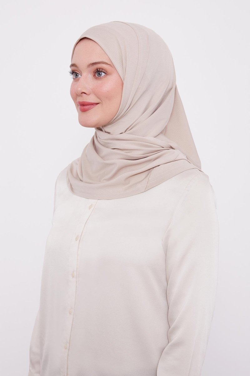 Hijab Scarf, Head Wraps for Women, Full Neck Coverage Hijabs, Muslim Stretchy Turban, Islamic Gift - ihvan