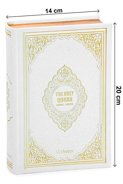 Arabic-English Quran Islamic Gift Box Set with Prayer Mat, Tasbih & Bookmark