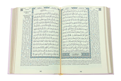 Arabic-English Quran Islamic Gift Box Set with Prayer Mat, Tasbih & Bookmark