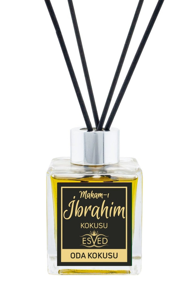 ihvan online, Reed Diffuser 3.4 Fl Oz - 100ml, Arabic Scent Room Diffusers, Home Fragrance, Luxury Diffuser, Essential Oil Sticks, Aromatherapy Air Freshener, Makam - i Ibrahim - ihvan