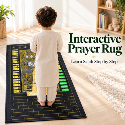 Interactive Talking Prayer Mat for Kids – 7-Language Salah Learning Mat - ihvan