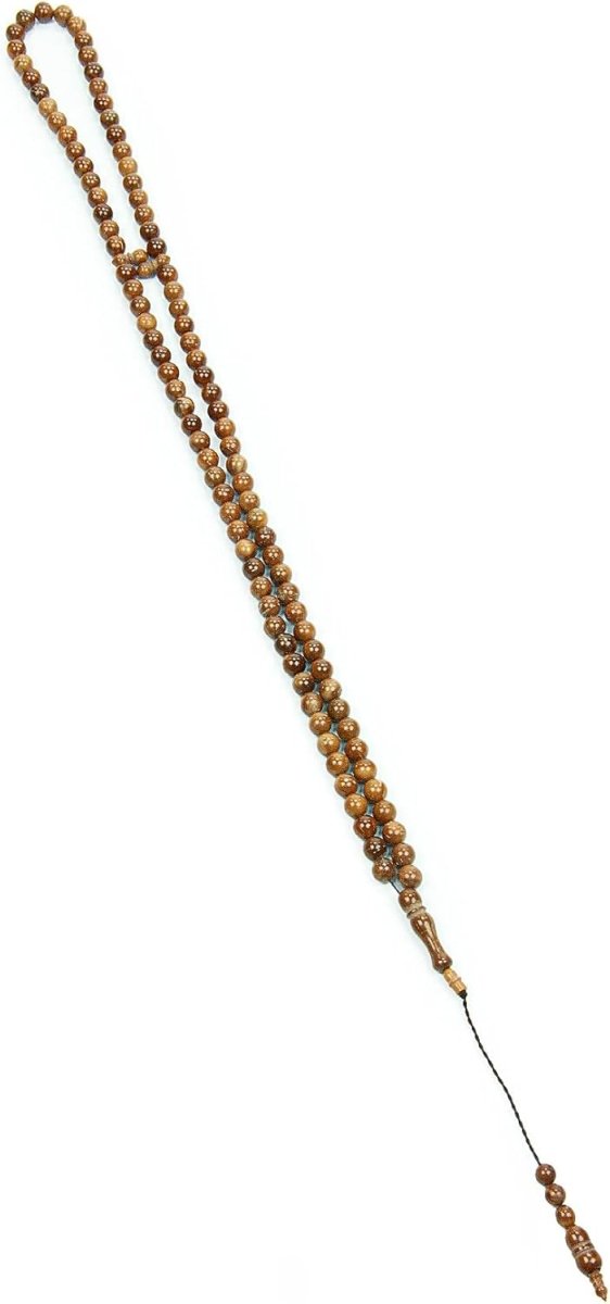 Islamic Prayer Beads – 99 Natural Wooden Tasbih (8mm) for Daily Dhikr & Islamic Gifts - ihvan
