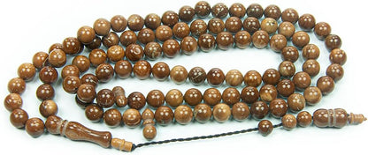 Islamic Prayer Beads – 99 Natural Wooden Tasbih (8mm) for Daily Dhikr & Islamic Gifts - ihvan