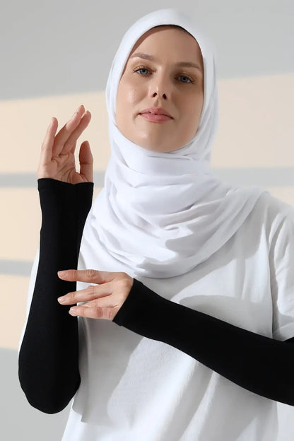 Women’s Long Modesty Arm Sleeves with Palm Coverage