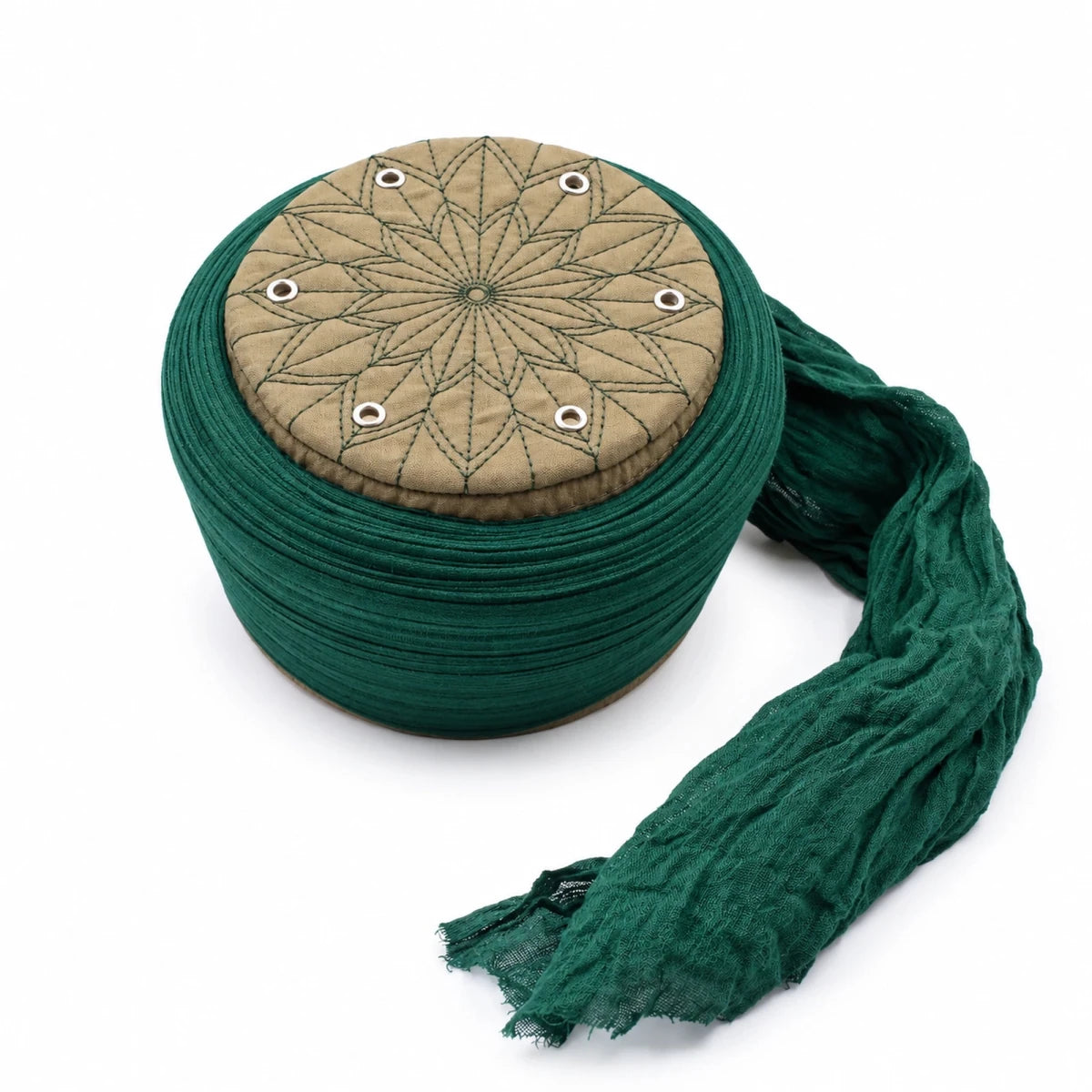 Kids Pre-Wrapped Islamic Turban Cap – 4 Metre Amama with Ventilated Kufi - ihvan
