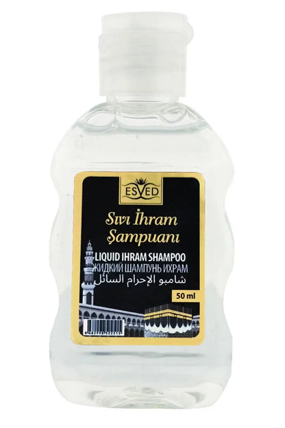 6-Pack Fragrance-Free Ihram Shampoo for Hajj & Umrah – 50 ml