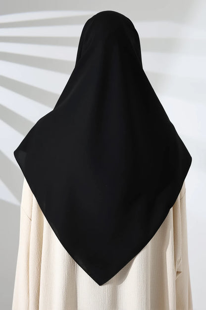 Large Crepe Hijab Scarf – Square Modest Headscarf