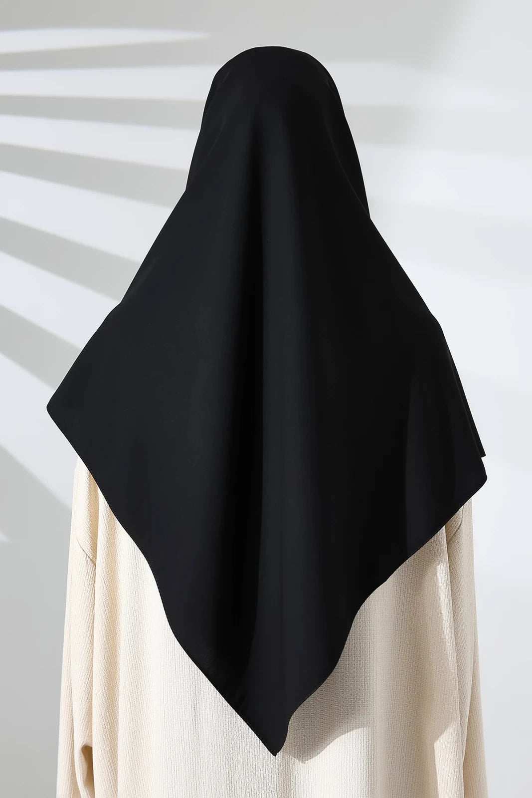 Large Crepe Hijab Scarf – Square Modest Headscarf