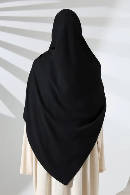 Large Crepe Hijab Scarf – Square Modest Headscarf