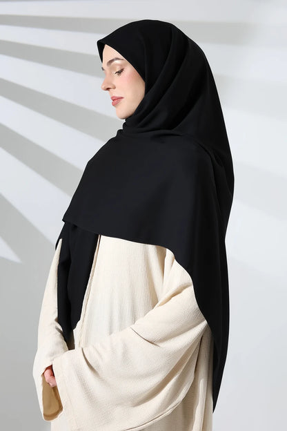 Large Crepe Hijab Scarf – Square Modest Headscarf