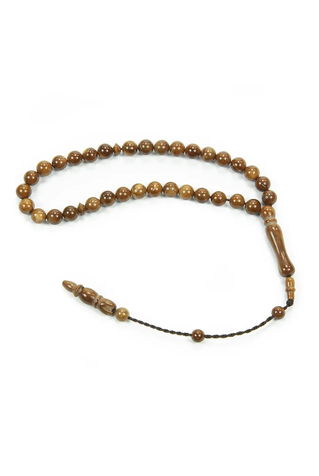 Kuka Wood Tasbih Prayer Beads – 33 Beads – Round Cut